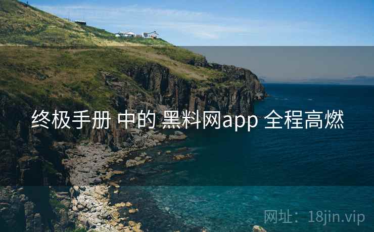 终极手册 中的 黑料网app 全程高燃 终极手册 中的 黑料网app 全程高燃