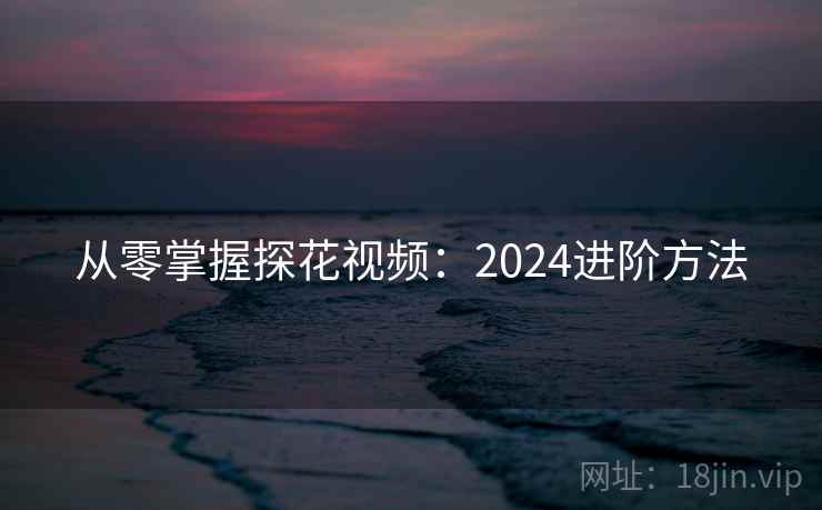 从零掌握探花视频:2024进阶方法 从零掌握探花视频:2024进阶方法